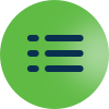List icon in a green circle
